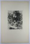 JACK LEVINE Group of 10 etchings.